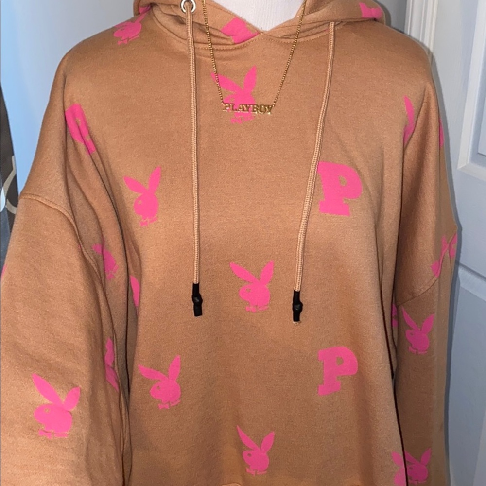 Like NEW💕PlayboyXMisguided oversized Hoodie Dress